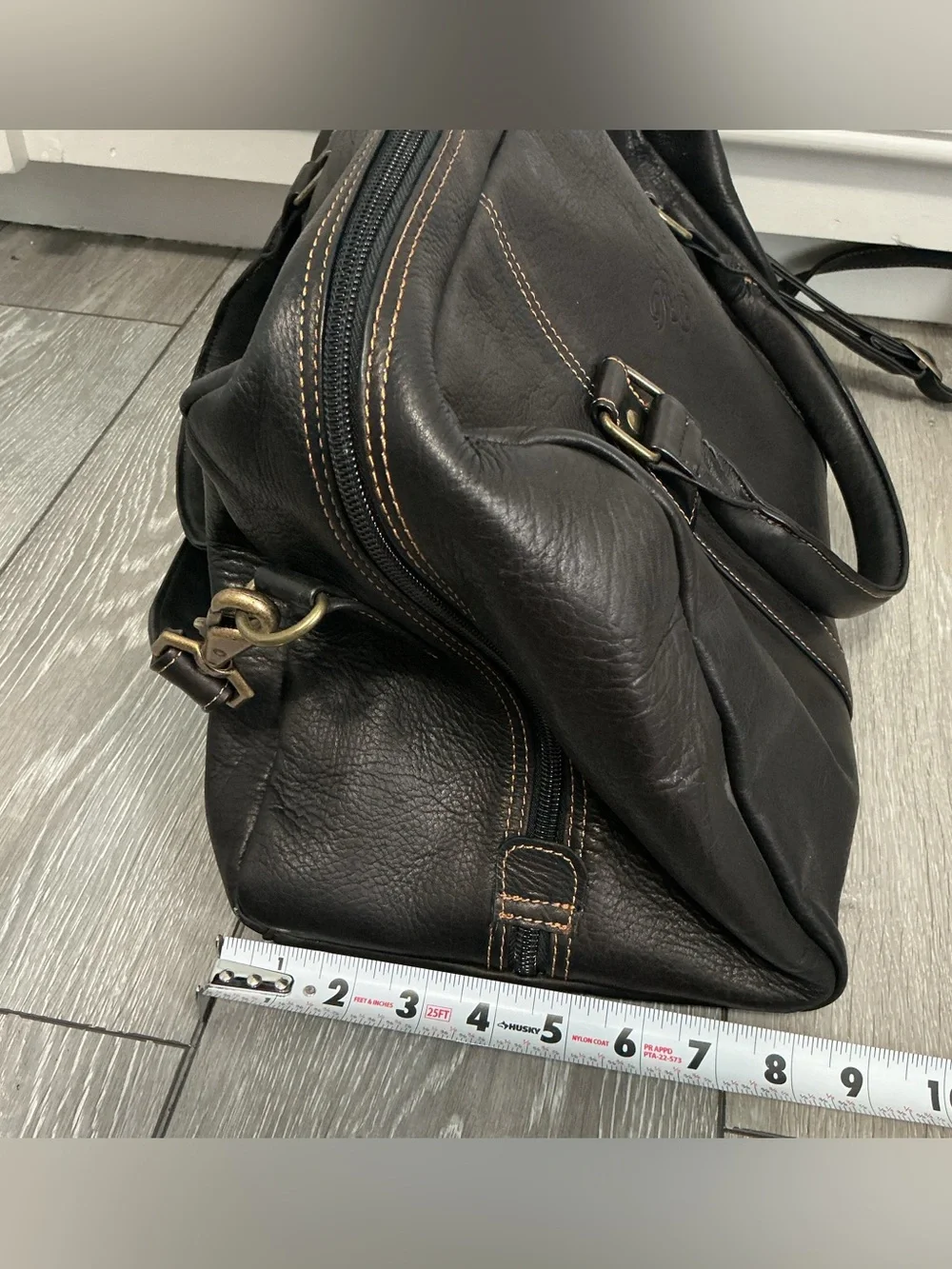 Links&Kings Leather Crown Duffle Weekender Bag in Black⛳️The Roberts Cup⛳️